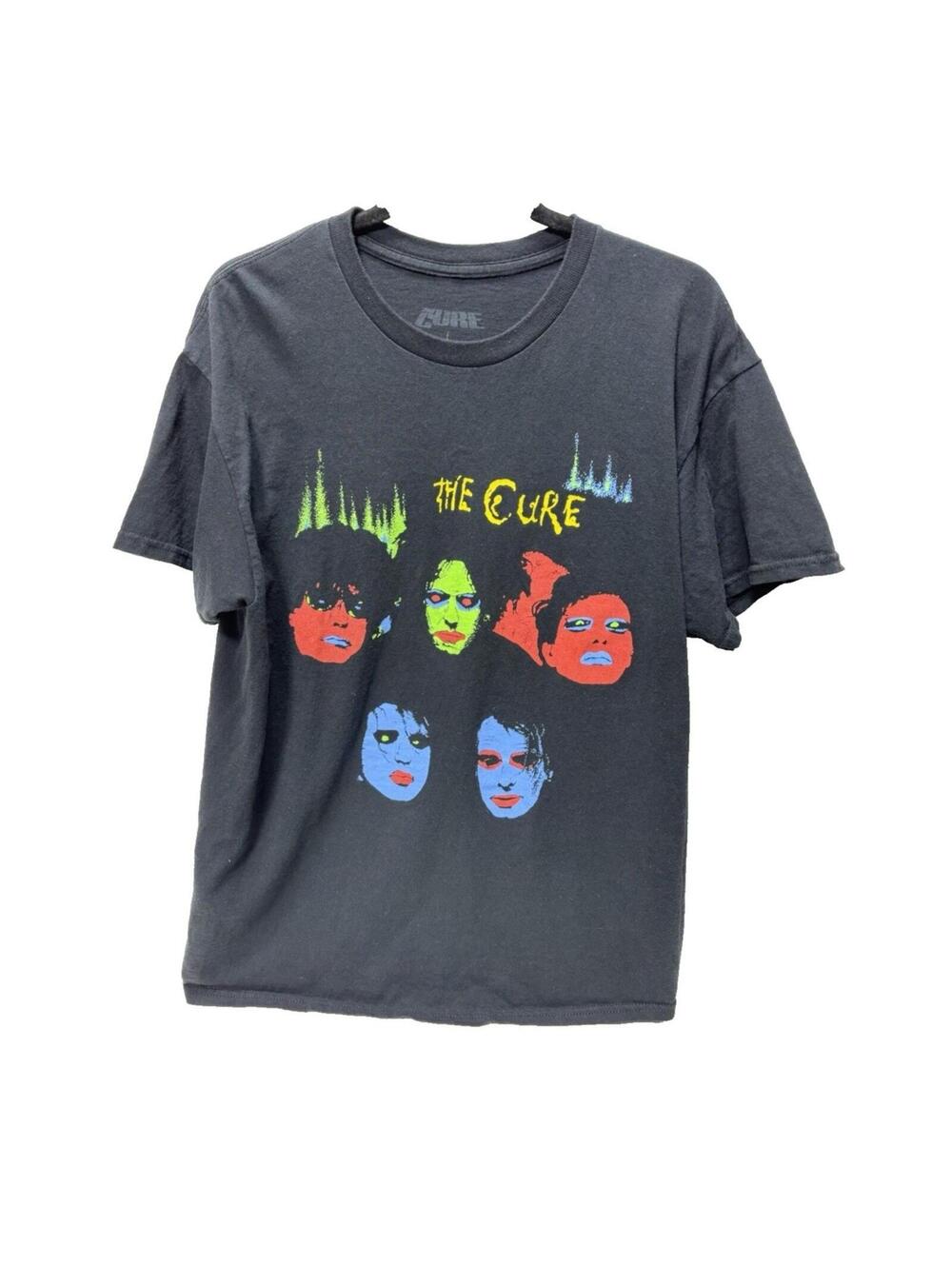 The Cure Robert Smith "In Between Days" T-Shirt 1980s Band Graphic Tee Music,GUC